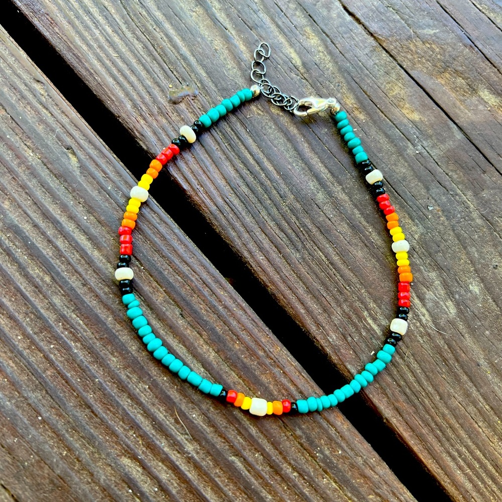Beaded Ankle Bracelet